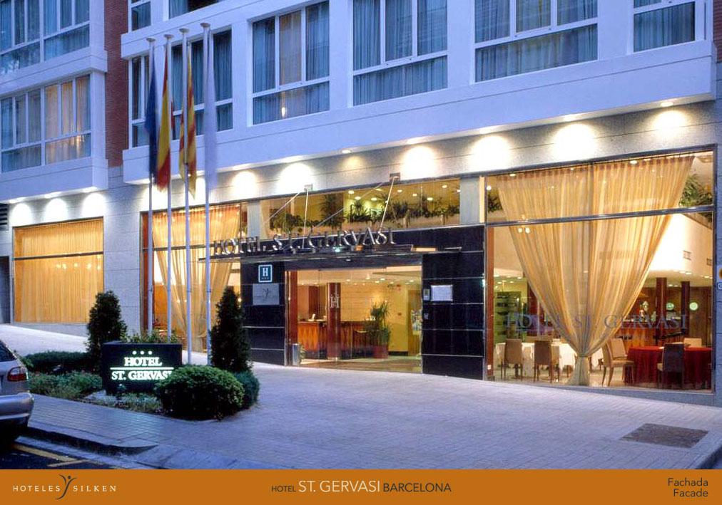 Silken Sant Gervasi Hotel Barcelona Bagian luar foto