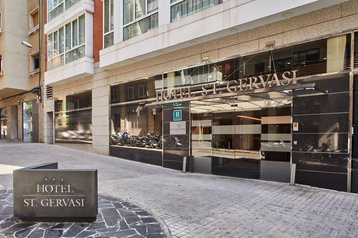 Silken Sant Gervasi Hotel Barcelona Bagian luar foto
